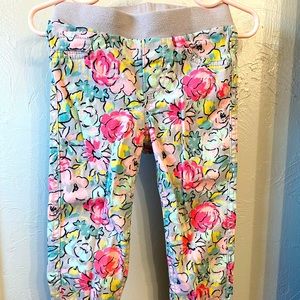 Floral kids jeggings